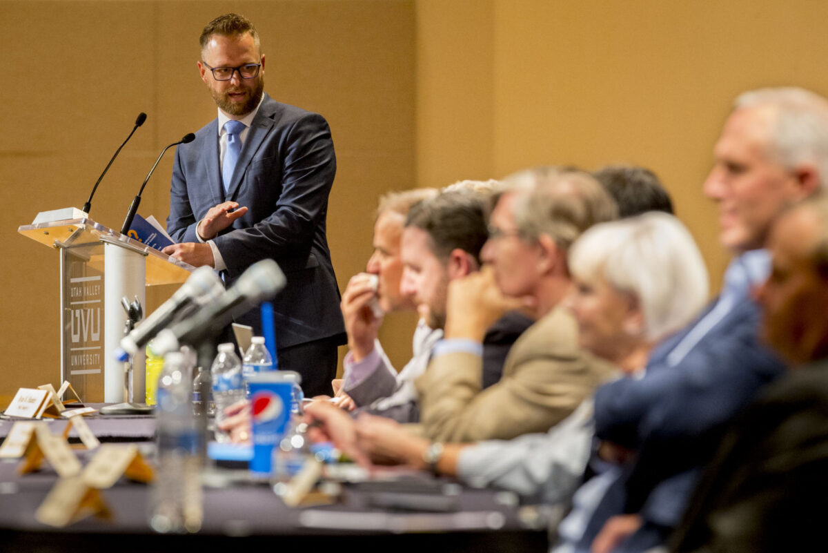 Spanish Fork City Councilmember Mike Mendenhall announces run for mayor